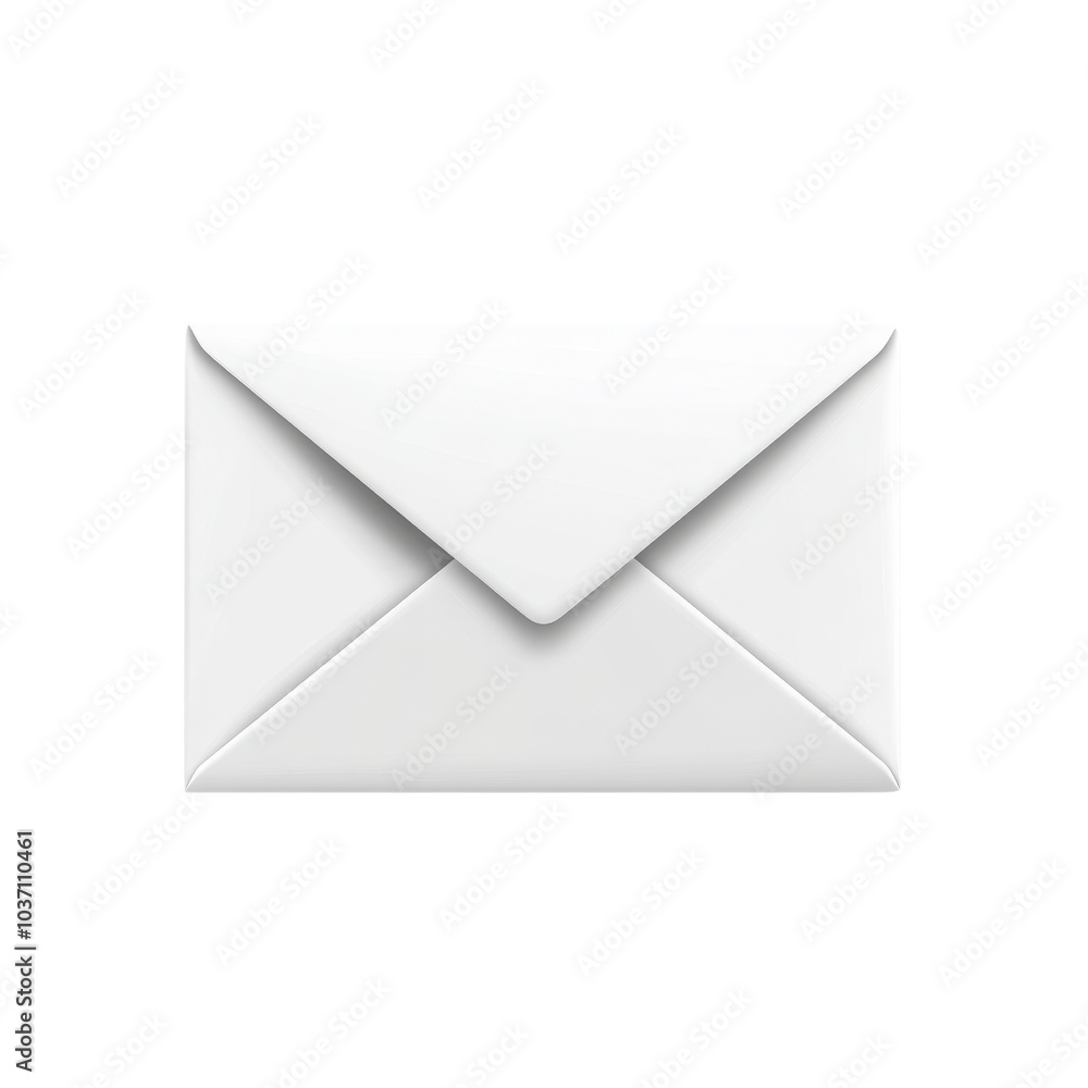 A clean, simple white envelope, ideal for various purposes such as invitations, letters, or sending documents and messages on transparent background. A clean, simple white envelope, ideal for various purposes such as invitations, letters, or sending documents and messages on transparent background.