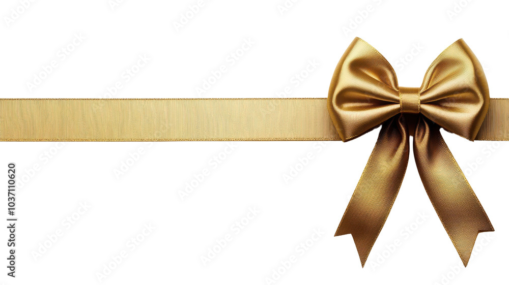 Elegant gold ribbon with a beautiful bow, perfect for decorating gifts, events, and celebrations. Enhance your presentations on transparent background. Elegant gold ribbon with a beautiful bow, perfect for decorating gifts, events, and celebrations. Enhance your presentations on transparent background.