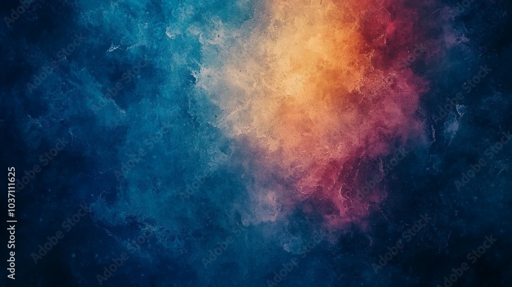 A vibrant abstract background featuring a blend of blue, orange, and red hues creating a dreamy, cosmic atmosphere. A vibrant abstract background featuring a blend of blue, orange, and red hues creating a dreamy, cosmic atmosphere.