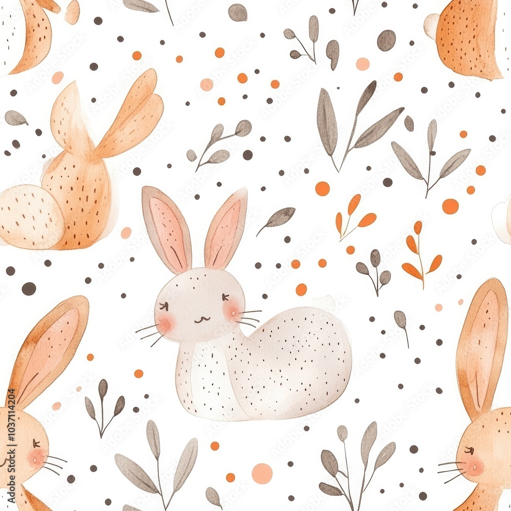Very Cute Minimalist Polka Dots Pattern in Boho Style, Aesthetic with Pastel Tones Very Cute Minimalist Polka Dots Pattern in Boho Style, Aesthetic with Pastel Tones