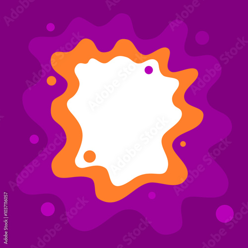 abstract liquid purple frame Suitable for templates