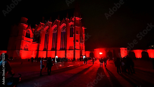 Illuminations de Vincennes Octobre 2024, france, Vincennes, chateau, digital, artiste