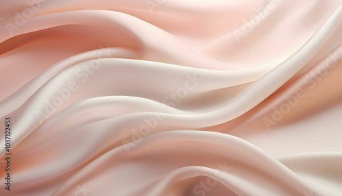 Soft Peach Satin Fabric