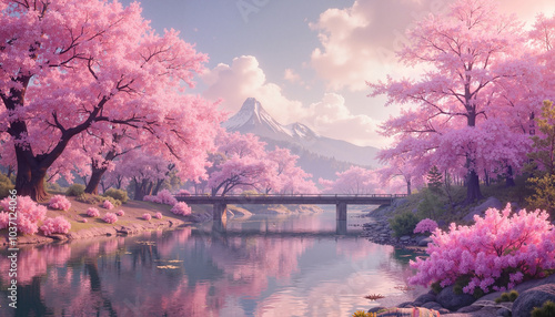 Japanese cherry blossoms