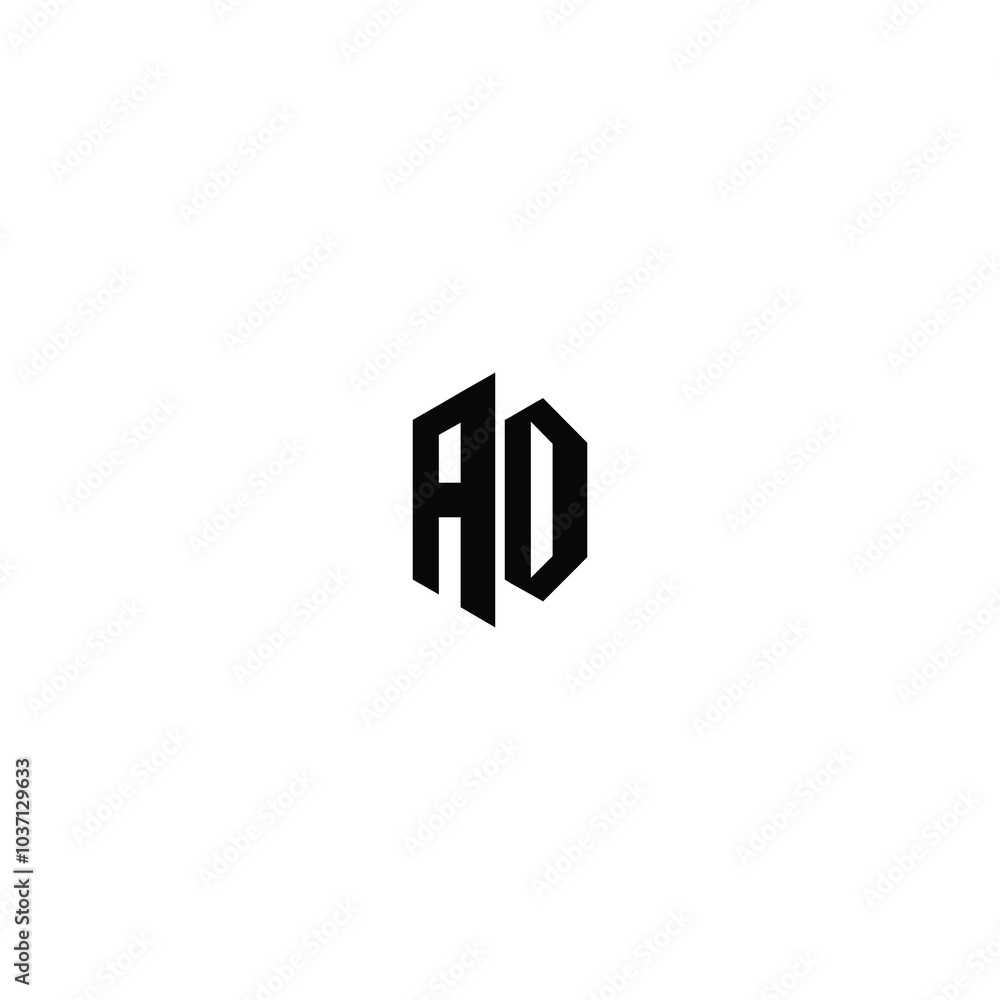 AD monogram logo design letter text name symbol monochrome logotype alphabet character simple logo AD monogram logo design letter text name symbol monochrome logotype alphabet character simple logo