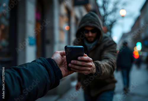 Phone theft street crime snatch grabbing mobile cell 