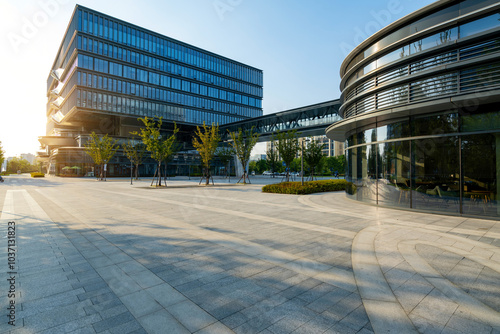 Technology Park Square and Office Building, Hangzhou, China photo