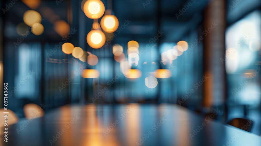 night time blur modern office background and lightbulb yellow shine bokeh night time blur modern office background and lightbulb yellow shine bokeh