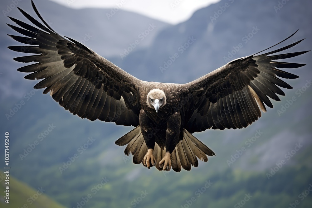 A majestic hawk glides effortlessly with outstretched wings against a backdrop of mountains capturing the essence of freedom in nature A majestic hawk glides effortlessly with outstretched wings against a backdrop of mountains capturing the essence of freedom in nature