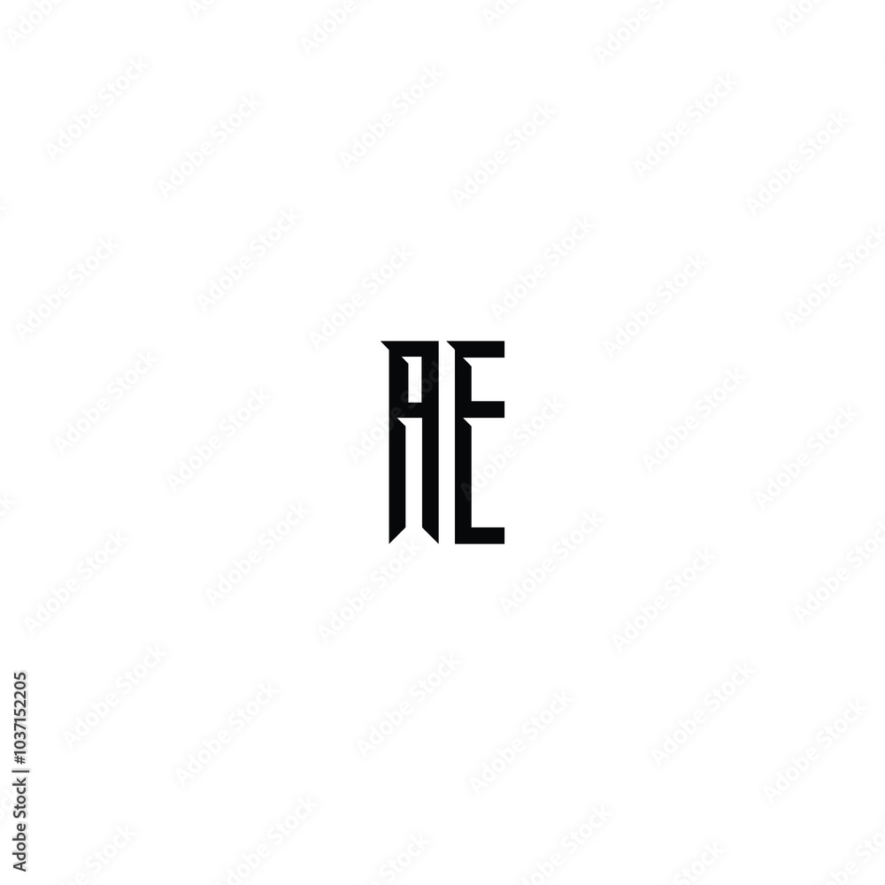 AE monogram logo design letter text name symbol monochrome logotype alphabet character simple logo AE monogram logo design letter text name symbol monochrome logotype alphabet character simple logo