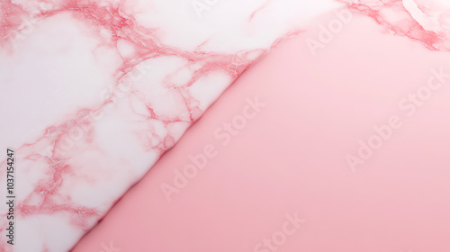 Wallpaper Mural A beautifully textured marble background with shades of pink and white, perfect for creating elegant design layouts and backgrounds. Torontodigital.ca