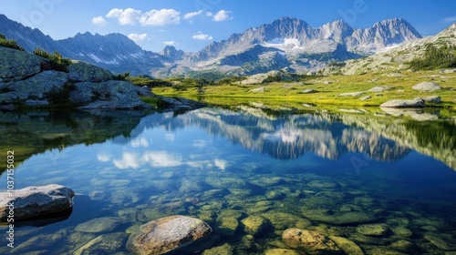 Mountain Lake Reflection