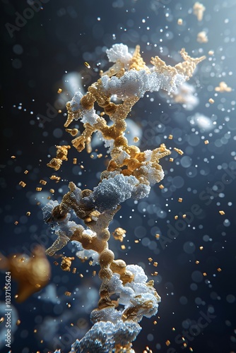 RNA single helix, the foundation of life photo