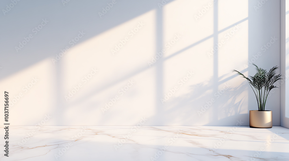 A serene indoor space featuring a plant in a sleek pot, sunlight streaming through the large windows, highlighting a minimalist aesthetic. A serene indoor space featuring a plant in a sleek pot, sunlight streaming through the large windows, highlighting a minimalist aesthetic.