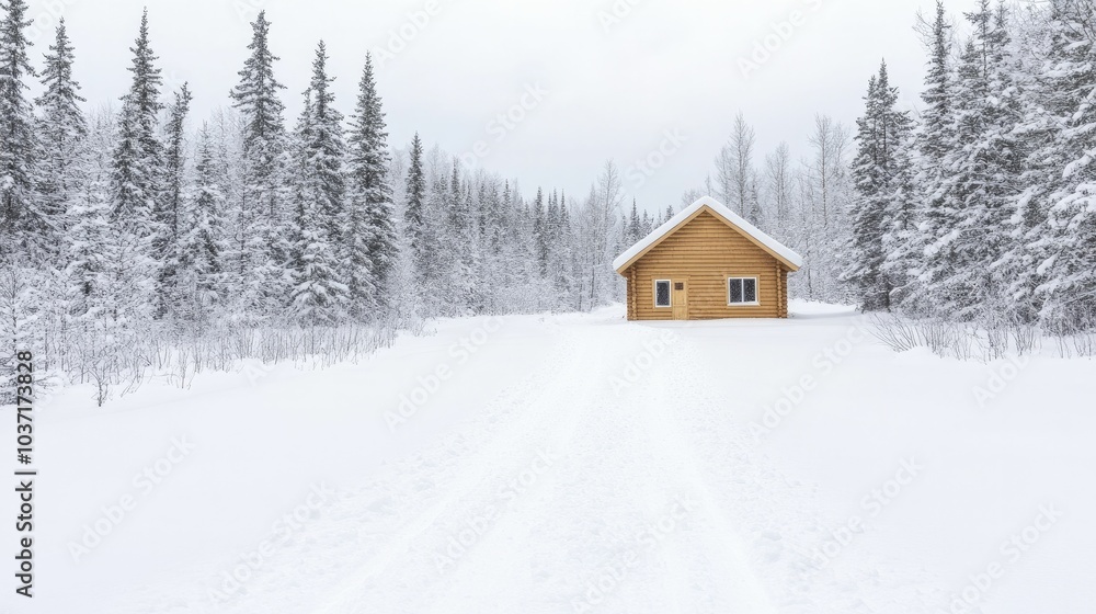 Nestled in a snowy forest, this remote winter escape features charming wooden cabins with inviting fire-lit interiors, perfect for cozy gatherings and relaxation during chilly nights. Nestled in a snowy forest, this remote winter escape features charming wooden cabins with inviting fire-lit interiors, perfect for cozy gatherings and relaxation during chilly nights.