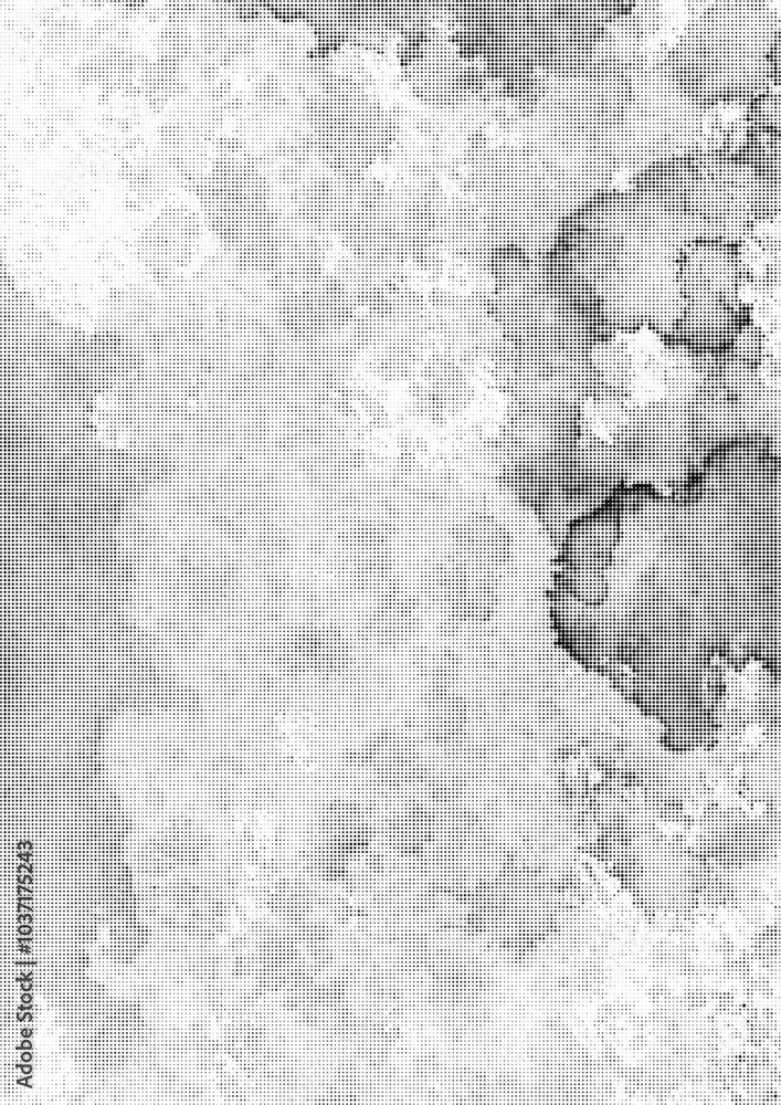 Fototapeta Halftone vintage paper texture with a transparent background