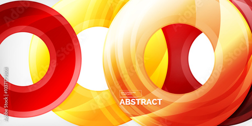 Circles, round elements, ring shapes premium background. Vector Illustration For Wallpaper, Banner, Background, Card, Book Illustration, landing page