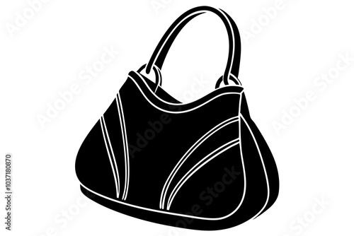 hobobag silhouette vector illustration photo