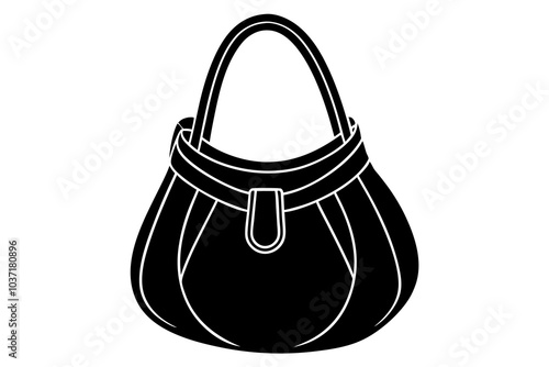 hobobag silhouette vector illustration photo