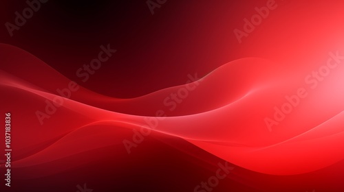 Abstract textural translucent background of red shades , on a black background waves on black background, 3D, wallpaper