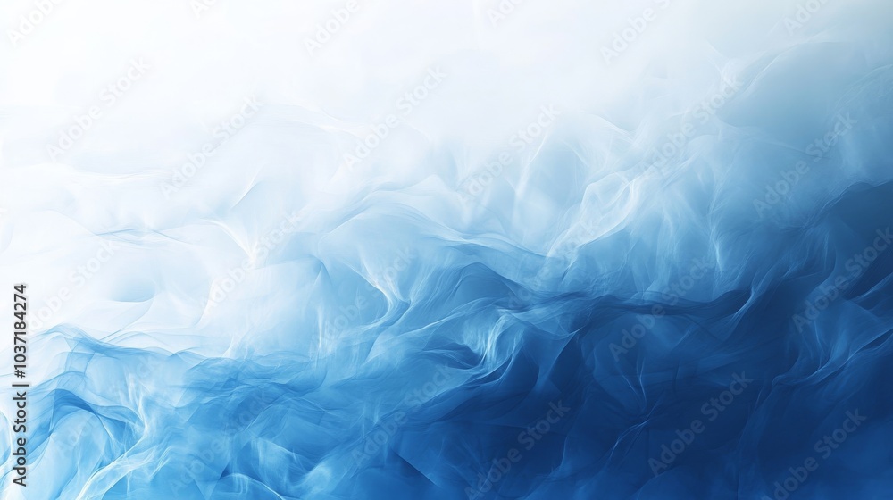 Abstract blue background, translucent, water, fog, smoke, wallpaper, 3D, background, illustration Abstract blue background, translucent, water, fog, smoke, wallpaper, 3D, background, illustration