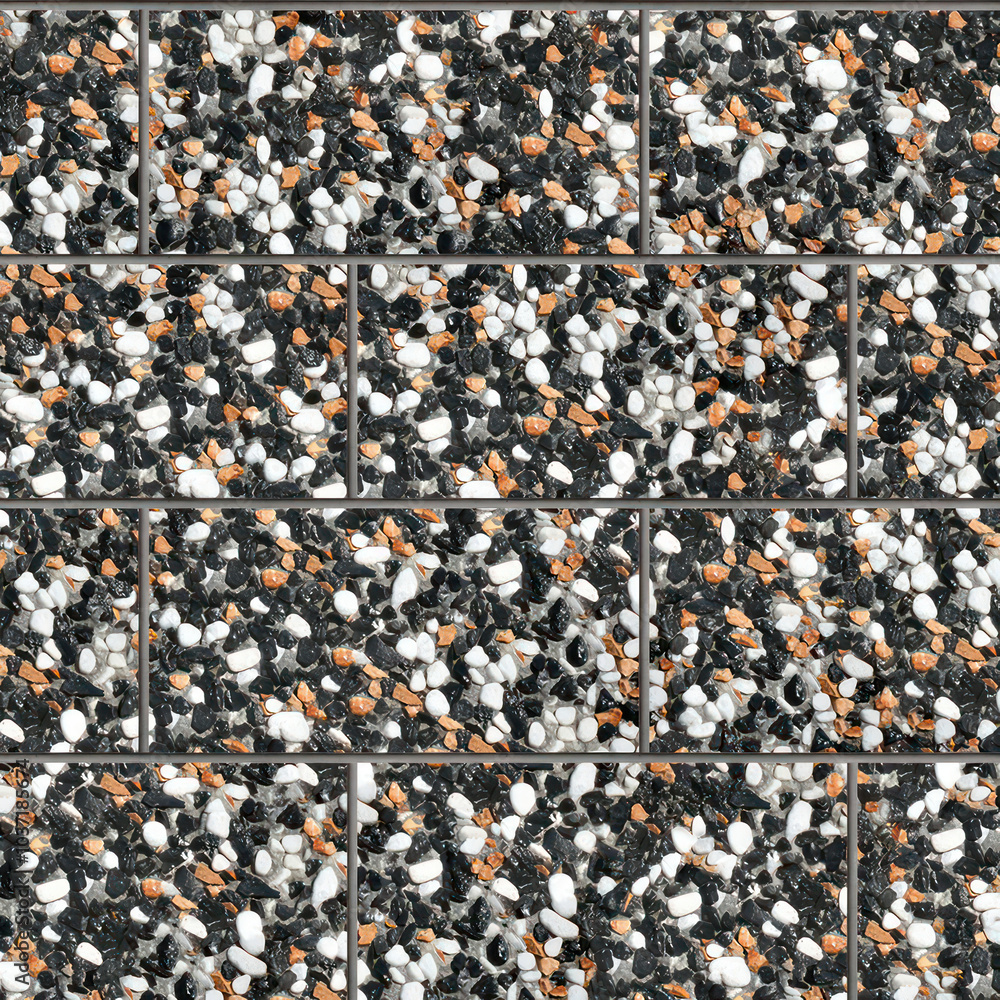 Washed gravel damaged paving outdoor seamless texture Washed gravel damaged paving outdoor seamless texture
