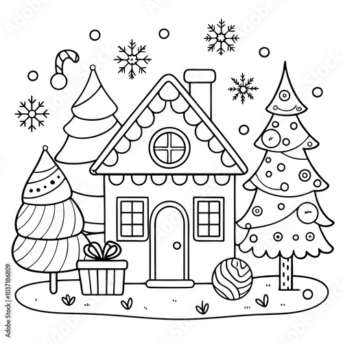 Develop Creativity: Create Your Own Christmas Fairytale with Coloring Pages.
