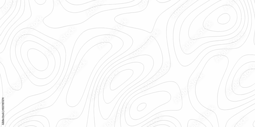 Topographic map in contour line light topographic topo contour map. Lines Topographic contour lines map seamless pattern. Geographic mountain relief. Background of the topographic map. Contour maps.