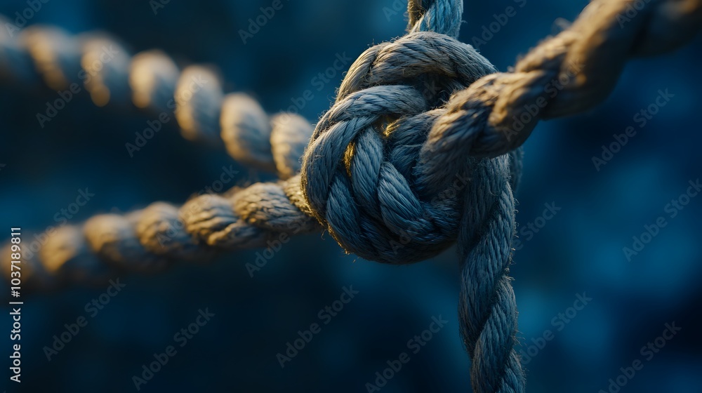 Complex web of interconnected ropes symbolizing intricate business relationships and antitrust challenges, with a focused foreground rope representing the effort to break monopolies. Complex web of interconnected ropes symbolizing intricate business relationships and antitrust challenges, with a focused foreground rope representing the effort to break monopolies.