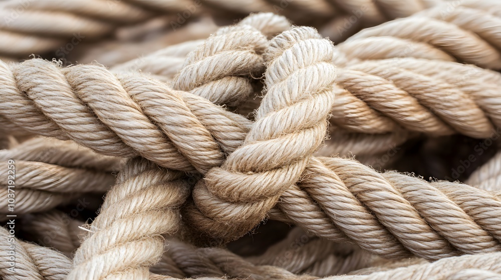 Complex web of interconnected ropes symbolizing intricate business relationships and antitrust challenges, with a focused foreground rope representing the effort to break monopolies. Complex web of interconnected ropes symbolizing intricate business relationships and antitrust challenges, with a focused foreground rope representing the effort to break monopolies.