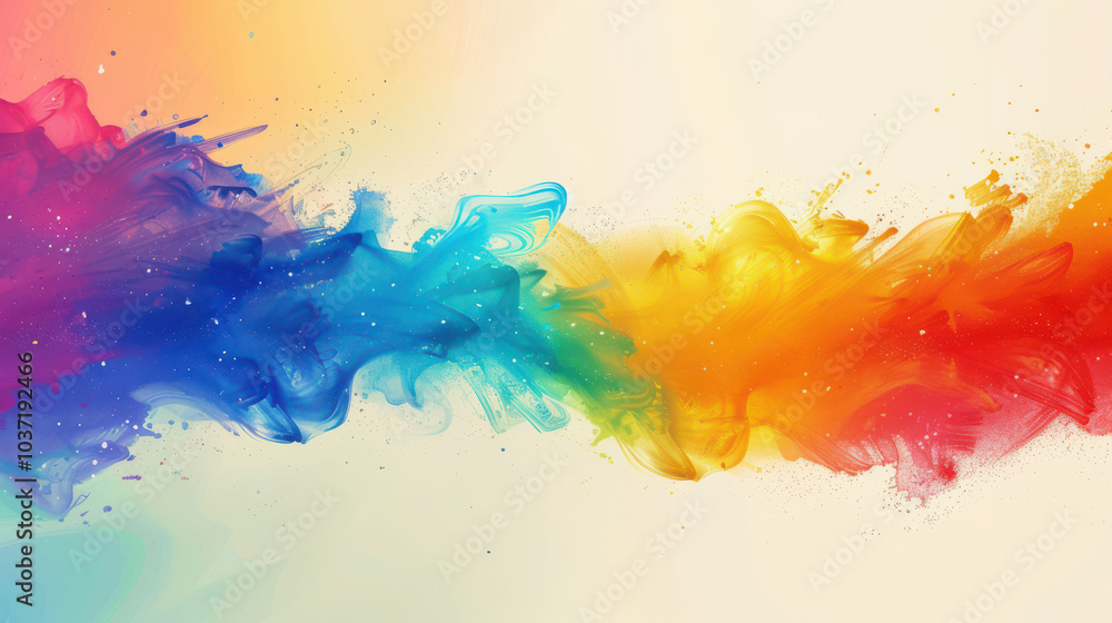 Fototapeta premium Rainbow Abstraction Wallpaper