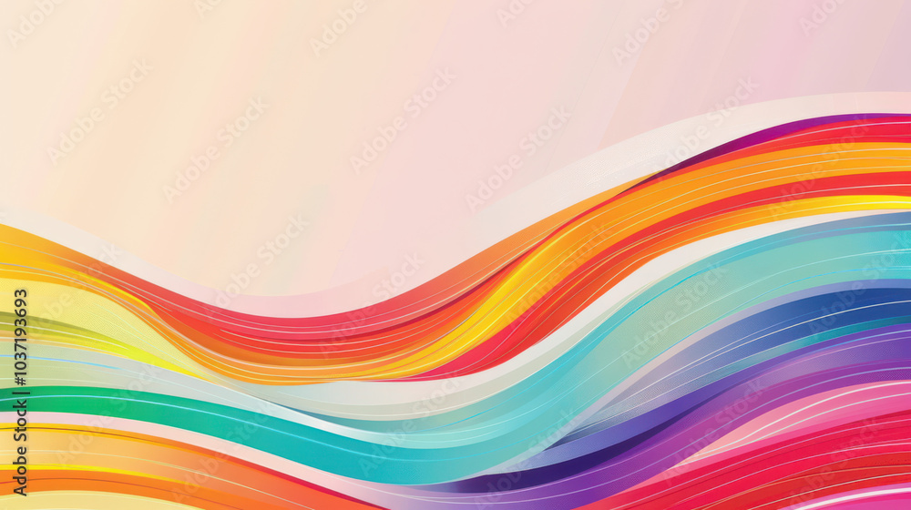 Rainbow Abstraction Wallpaper Rainbow Abstraction Wallpaper