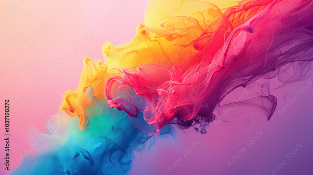 Fototapeta premium Rainbow Abstraction Wallpaper