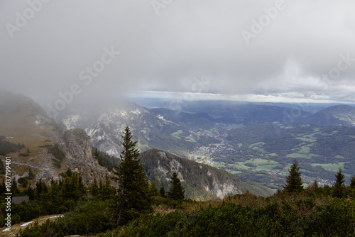 A photo of the clouds are white