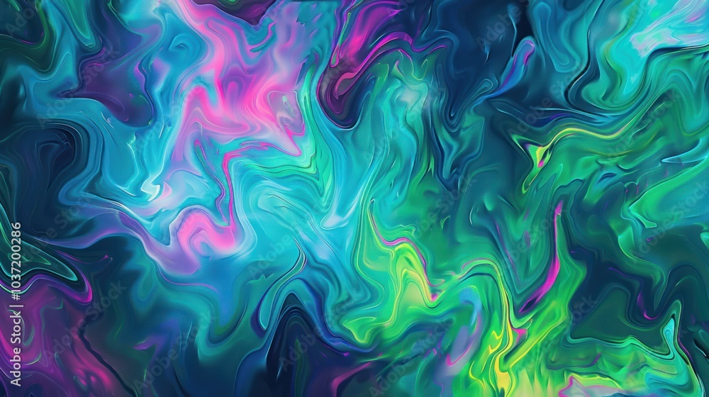 Fototapeta premium Abstract Swirling Liquid Artwork