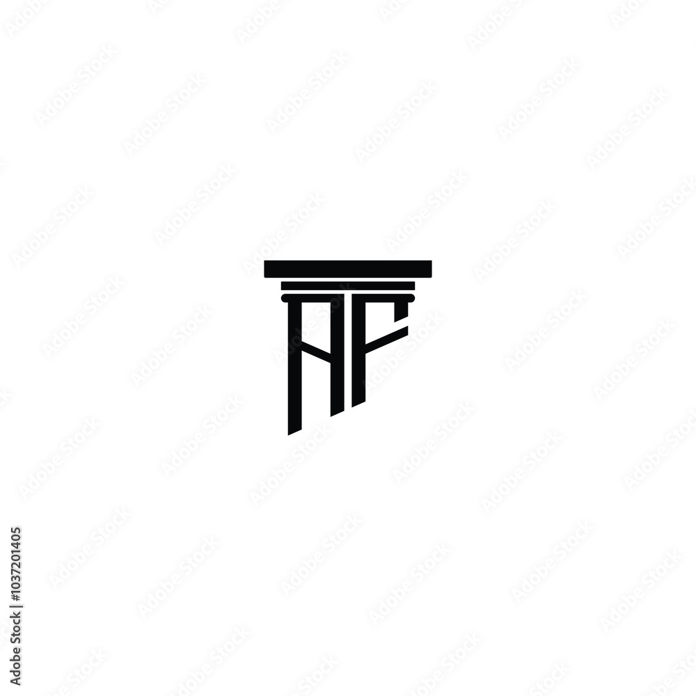 AF monogram logo design letter text name symbol monochrome logotype alphabet character simple logo AF monogram logo design letter text name symbol monochrome logotype alphabet character simple logo