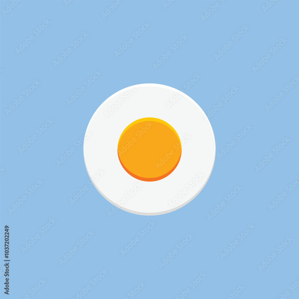 Fresh Fried Egg Logo template designs,Flat icon. egg logo vector illustration Fresh Fried Egg Logo template designs,Flat icon. egg logo vector illustration