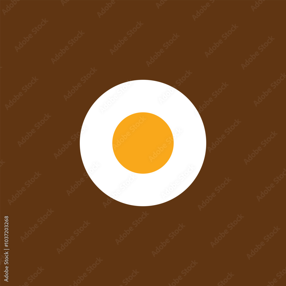 Fresh Fried Egg Logo template designs,Flat icon. egg logo vector illustration Fresh Fried Egg Logo template designs,Flat icon. egg logo vector illustration