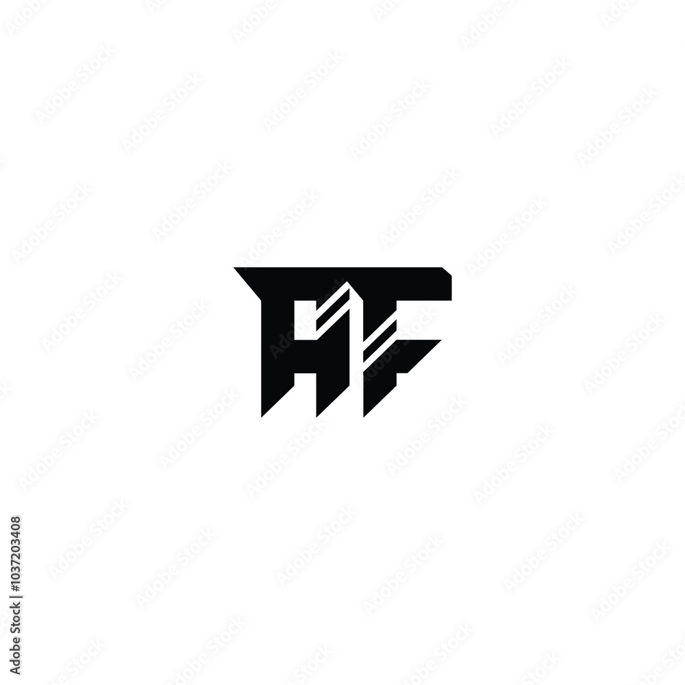 AF monogram logo design letter text name symbol monochrome logotype alphabet character simple logo AF monogram logo design letter text name symbol monochrome logotype alphabet character simple logo