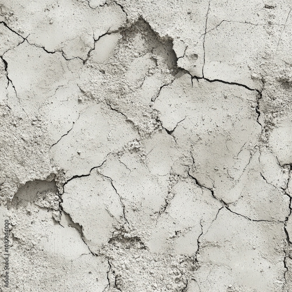Detailed texture of cracked rough concrete surface. Detailed texture of cracked rough concrete surface.