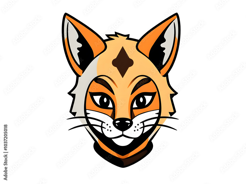 Quadrobics vibrant logo featuring a stylized fox head, showcasing unique design elements and bold colors suitable for an artistic brand or community Quadrobics vibrant logo featuring a stylized fox head, showcasing unique design elements and bold colors suitable for an artistic brand or community