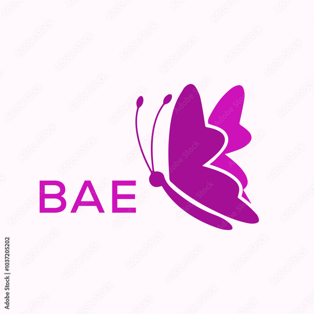 Obraz premium BAE Letter Logo