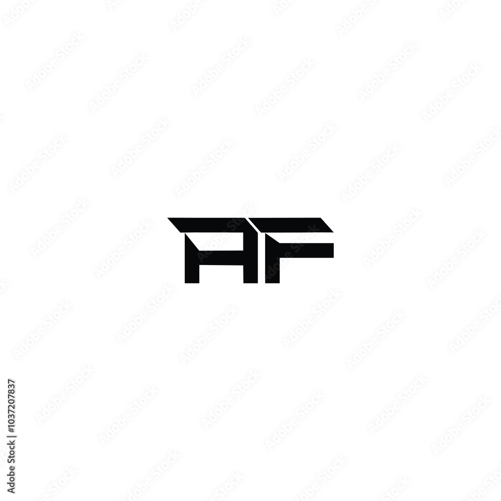 AF monogram logo design letter text name symbol monochrome logotype alphabet character simple logo AF monogram logo design letter text name symbol monochrome logotype alphabet character simple logo