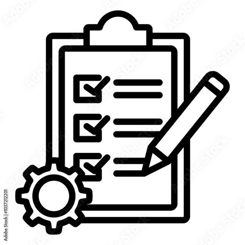 Description Outline Icon