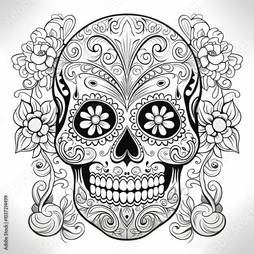 Sugar Skull Illustration