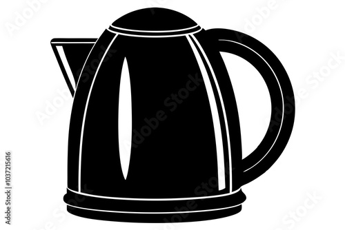 modern electric kettle silhouette 