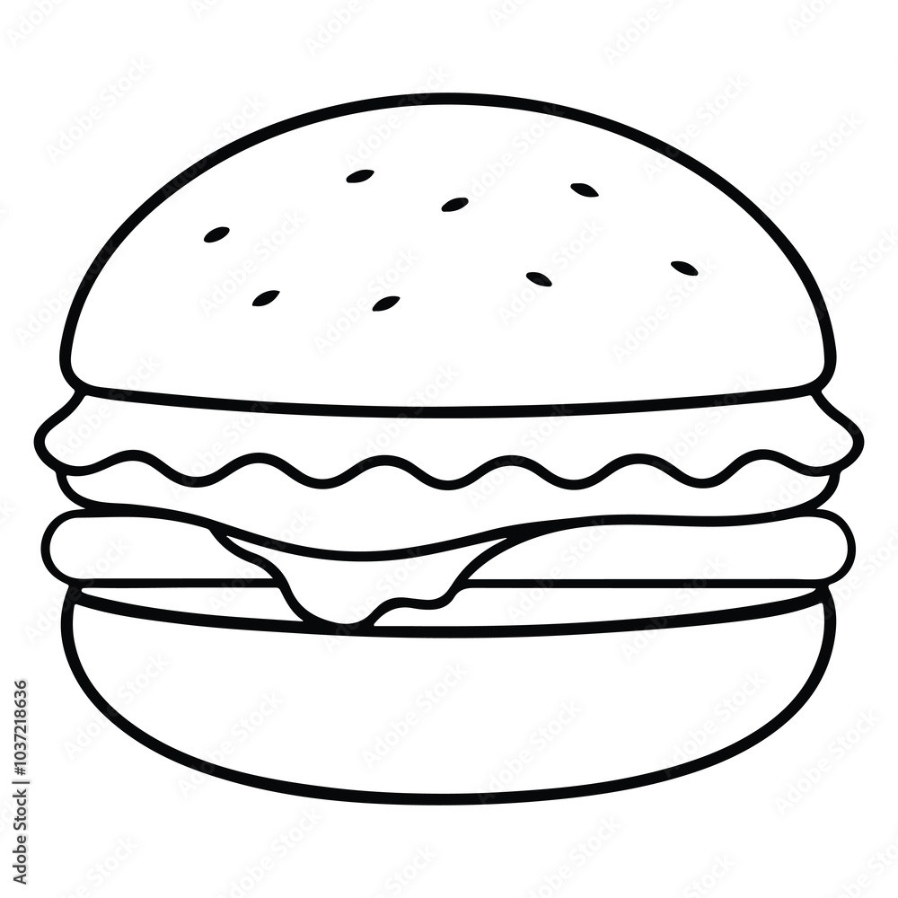 burger and fries burger and fries