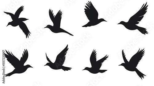 set of birds