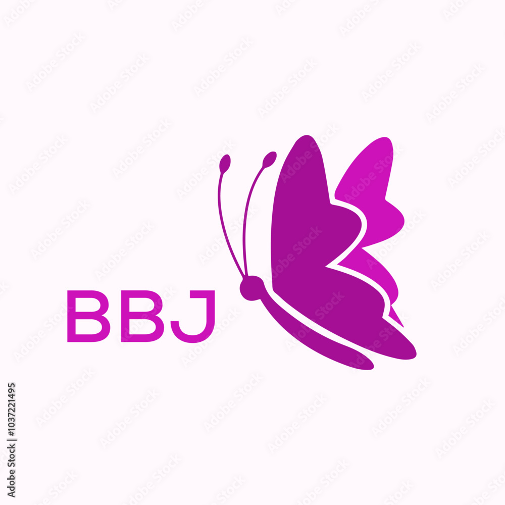 Fototapeta premium BBJ Letter Logo