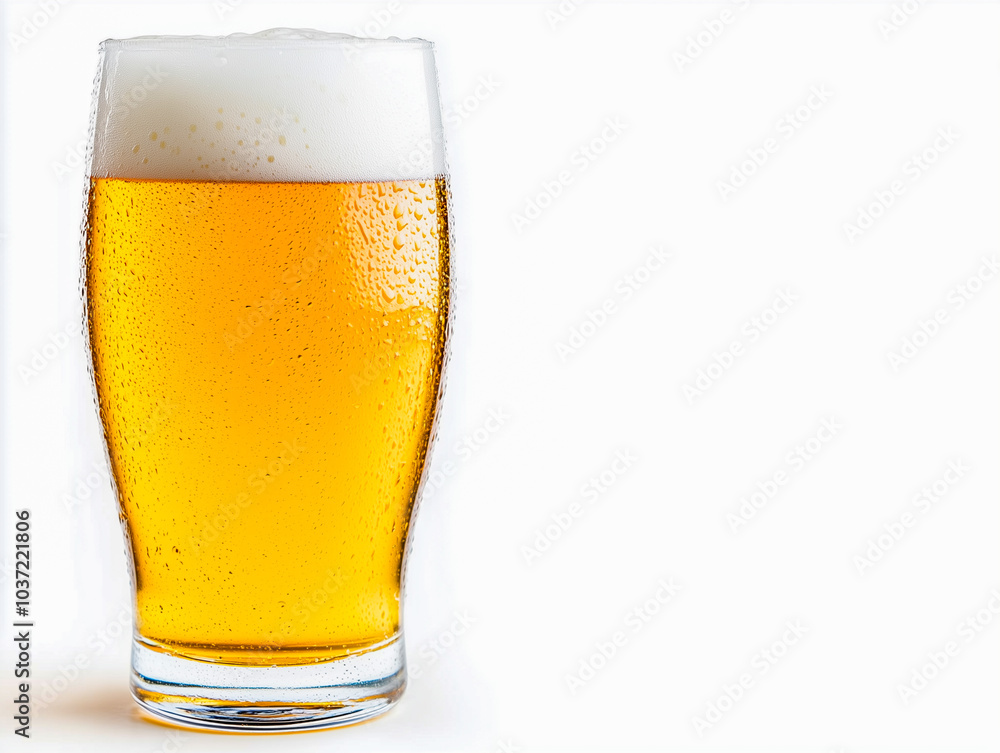 glass of beer isolated on white background glass of beer isolated on white background